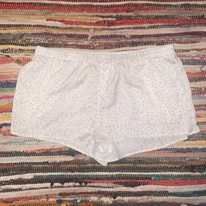 Colsie XL satin cheetah print sleep shorts